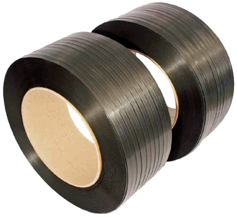 Pp Polystrap 12x0.65 Core 400 Strapping Band Black (1 Roll Per Box)