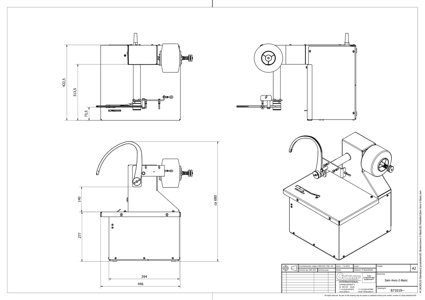 Lieuse A Ficelle Elastique : AXRO2BASIC