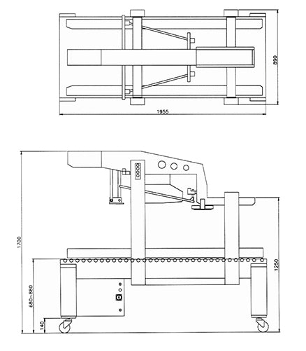 Fully Automatic Carton Sealing Machine: CT 128 SDF