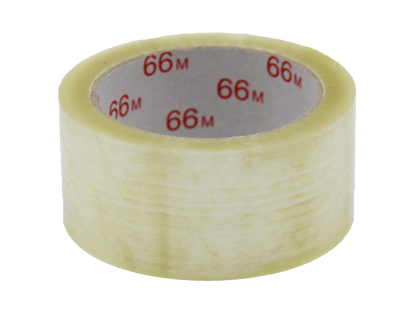Cinta PP acrílica silenciosa 48mm 66mtr. Transparente