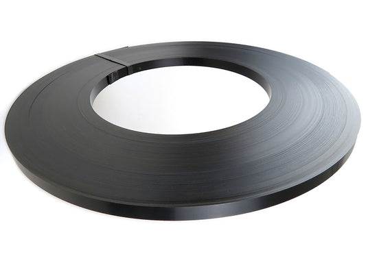 Ew Steel Strip 16x0.5 – Approx. 390mtr. Black