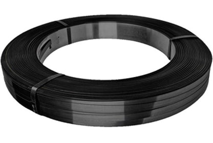 Correa de acero AW 13x0,5 - aprox. 1.000mtr. Negro