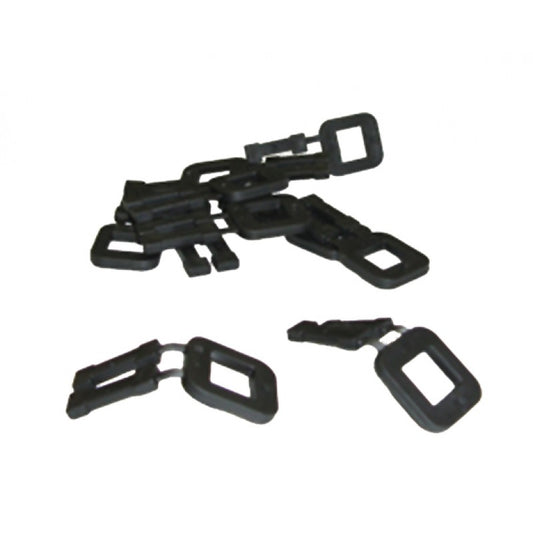 Hebillas de plástico de 13 mm.