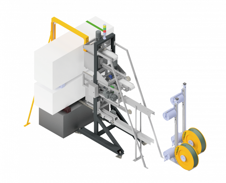 Ligotech Double-Head Double-Piercing Sword Packing Machine For Panels: LGP2210-ALC