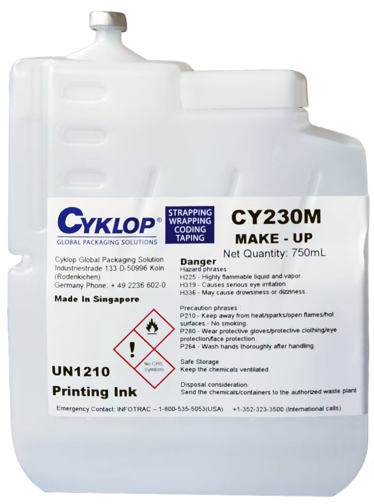 सतत इंकजेट: मेक-अप तरल पदार्थ