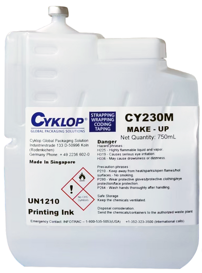 सतत इंकजेट: मेक-अप तरल पदार्थ